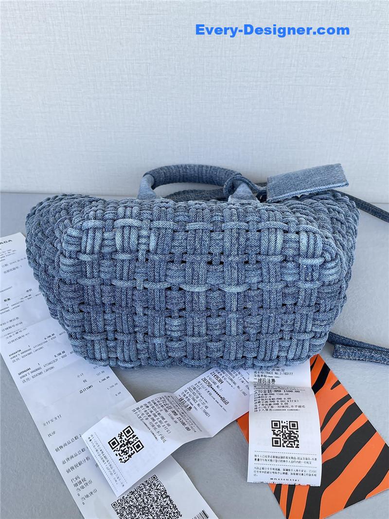 Ba1en*iaga bistro basket denim