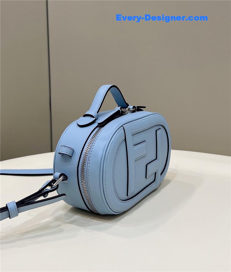 F**di logo suede camera bag