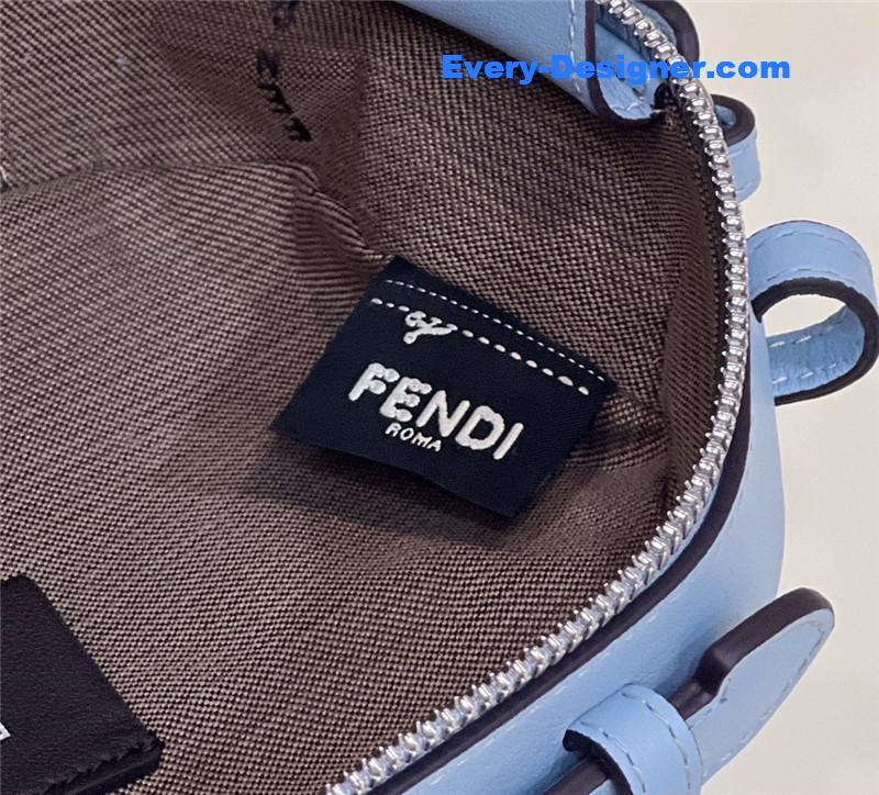 F**di logo suede camera bag