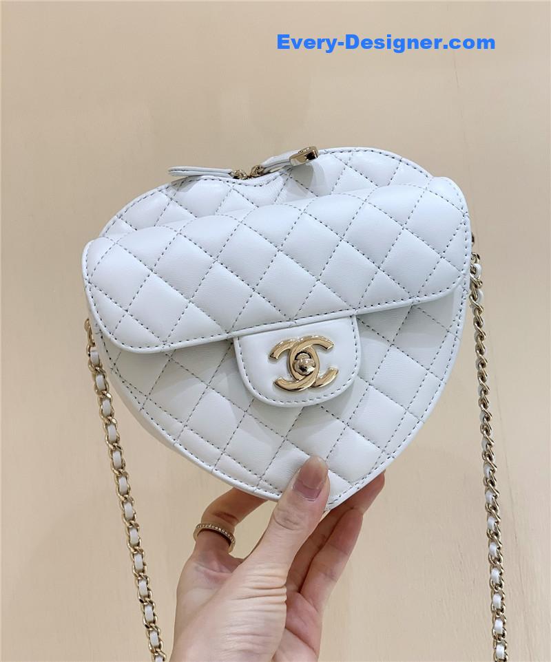 ch**el D1am0nd heart bag large