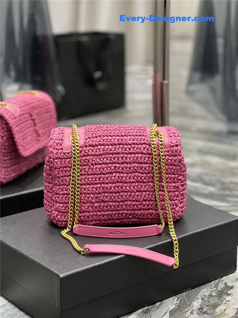 Y51 niki raffia bag small