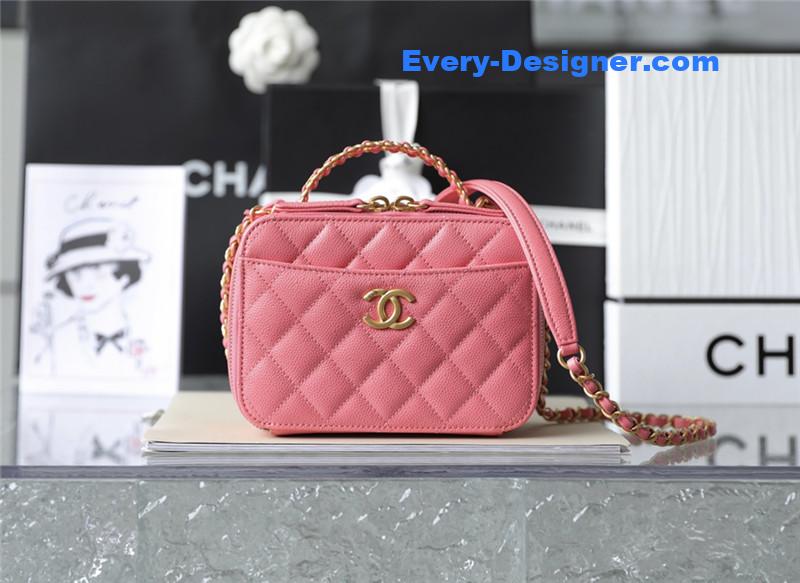 Ch**el vanity case handle camera bag small