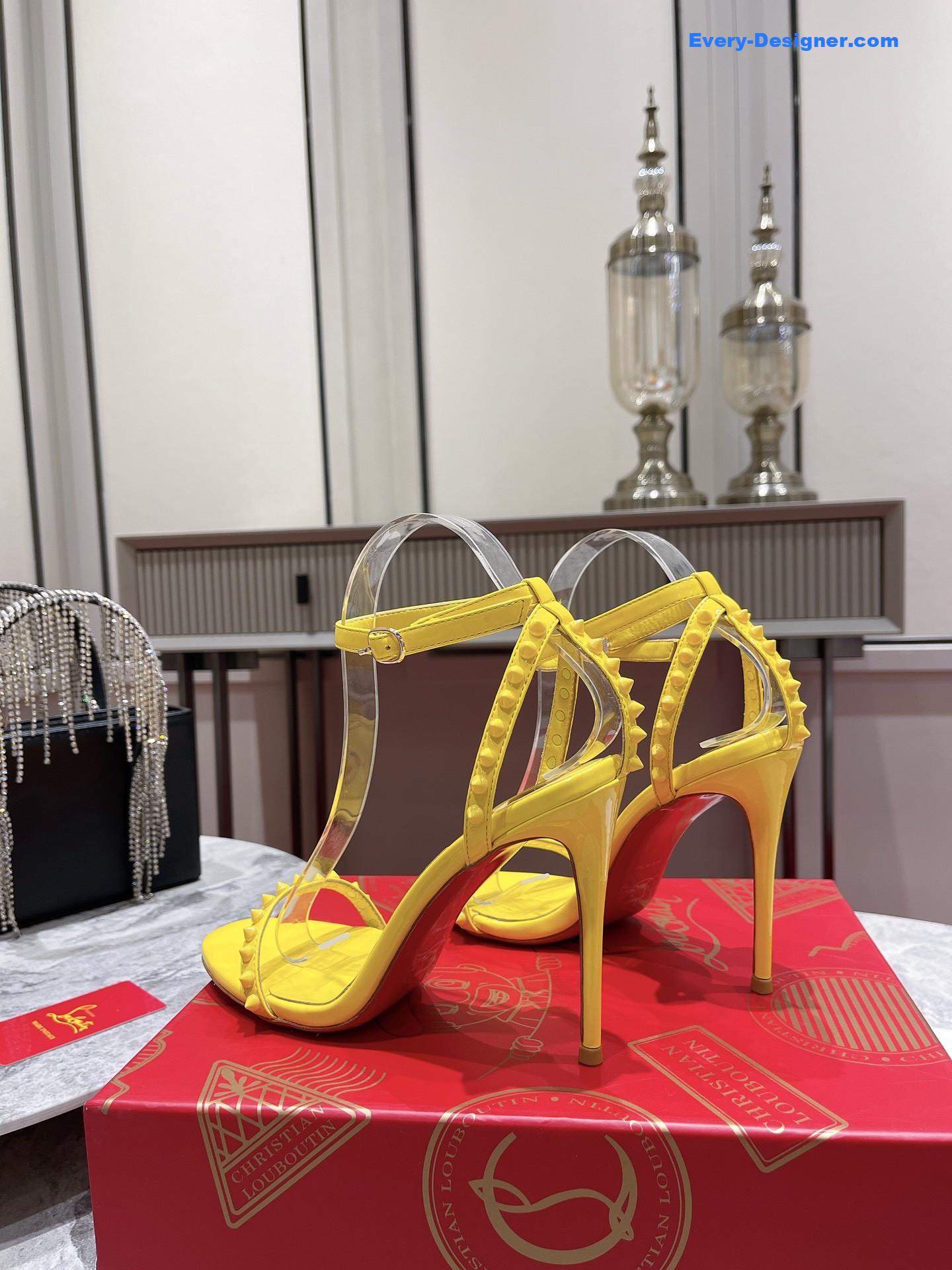 Chr1st1an louboutin spiked strappy sandals