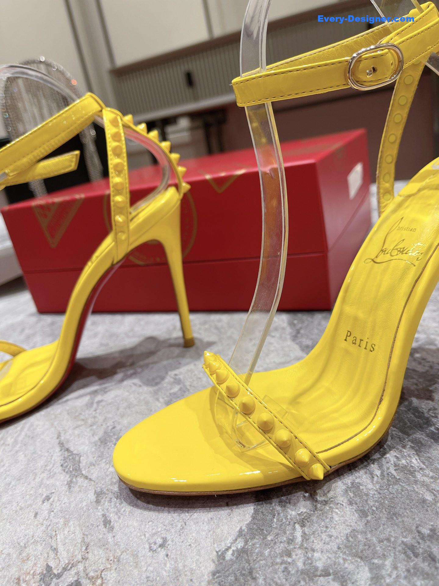 Chr1st1an louboutin spiked strappy sandals
