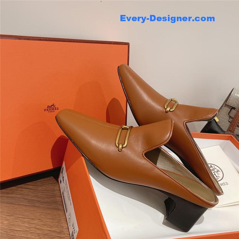 H**me5 muller chunky heel slippers