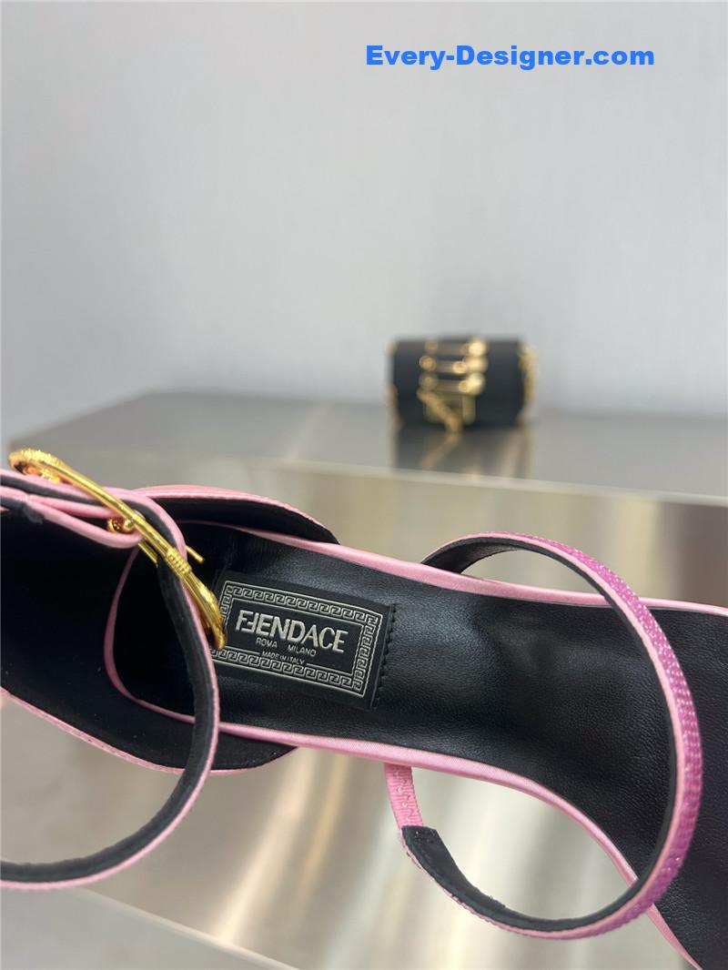 F**di joint catwalk show sandals