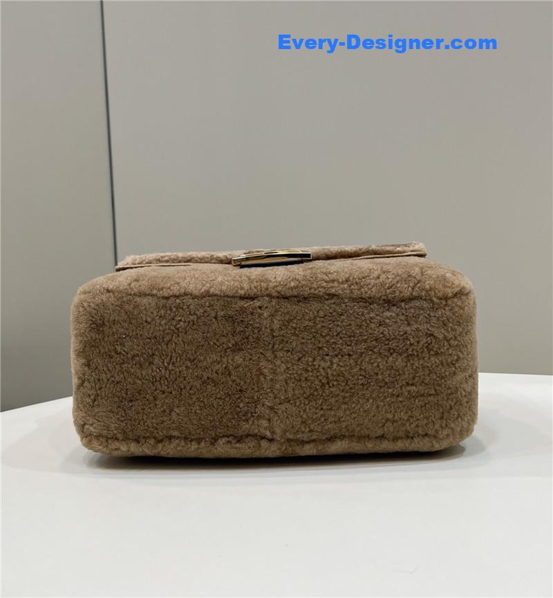 F**di lambswool baguette bag