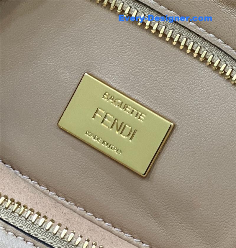 F**di lambswool baguette bag