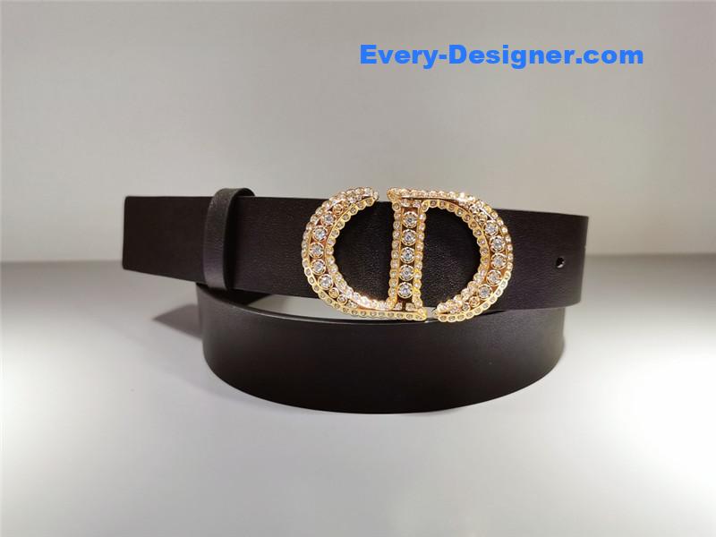 D10r cd black leather belt