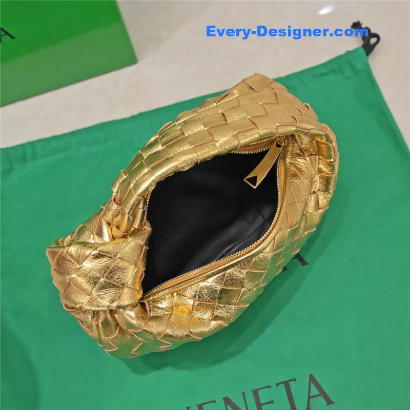 b0tt*ga Ven*ta mini jodie bag gold