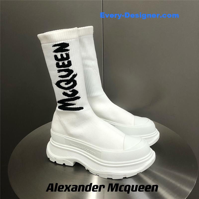 a1exa*der Mcqv*en platform socks shoes