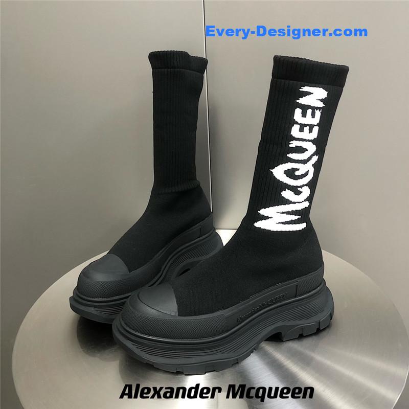 a1exa*der Mcqv*en platform socks shoes