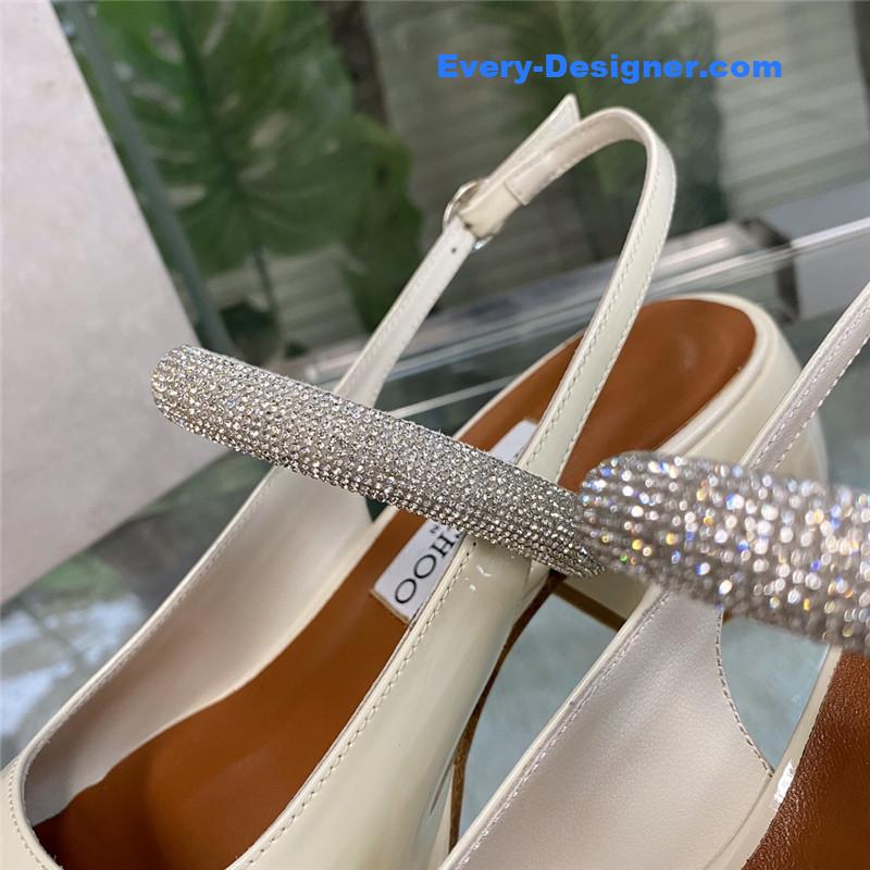 J1m*y Ch00 joezie series flat square toe shoes