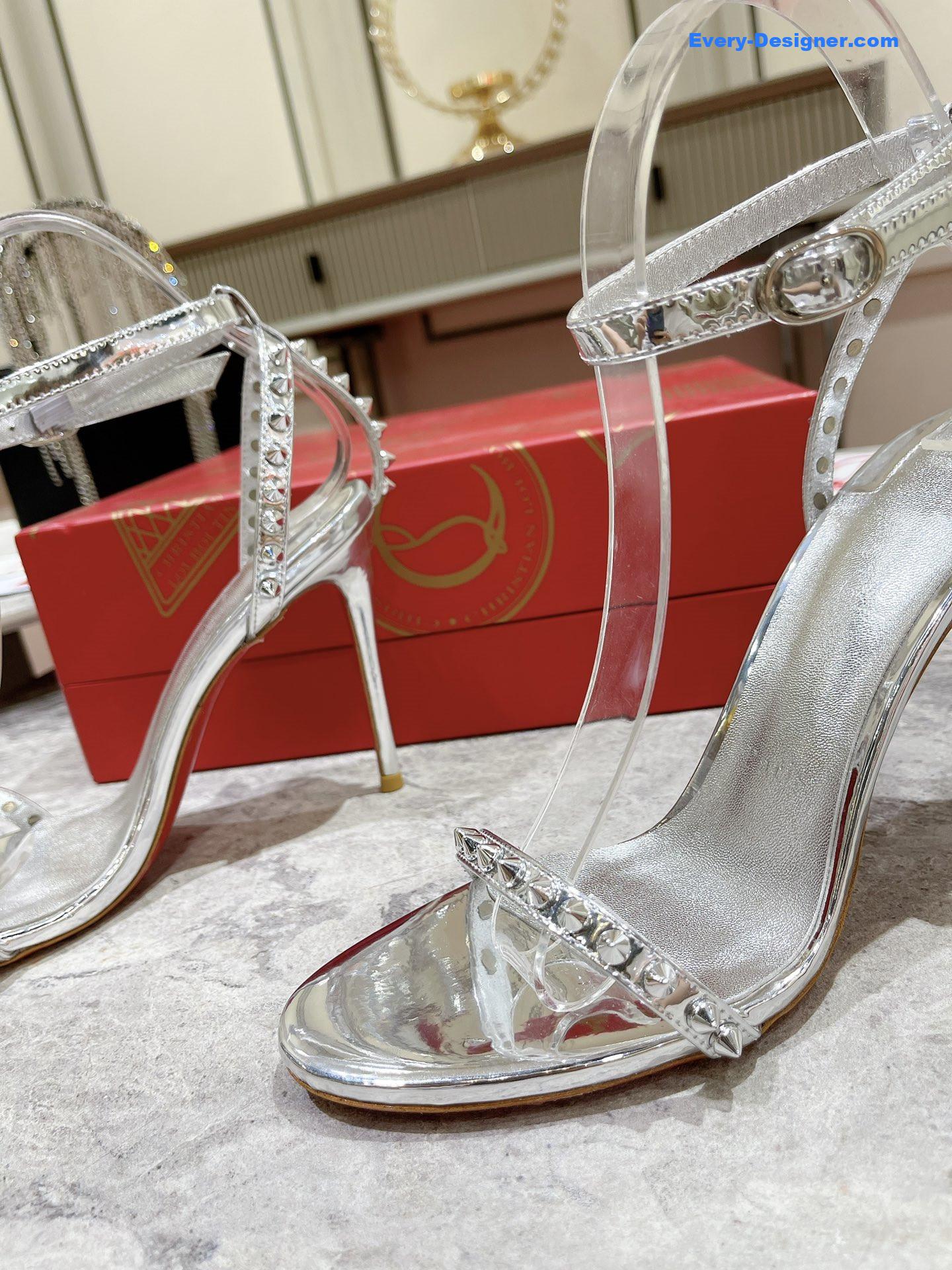Chr1st1an louboutin spiked strappy sandals