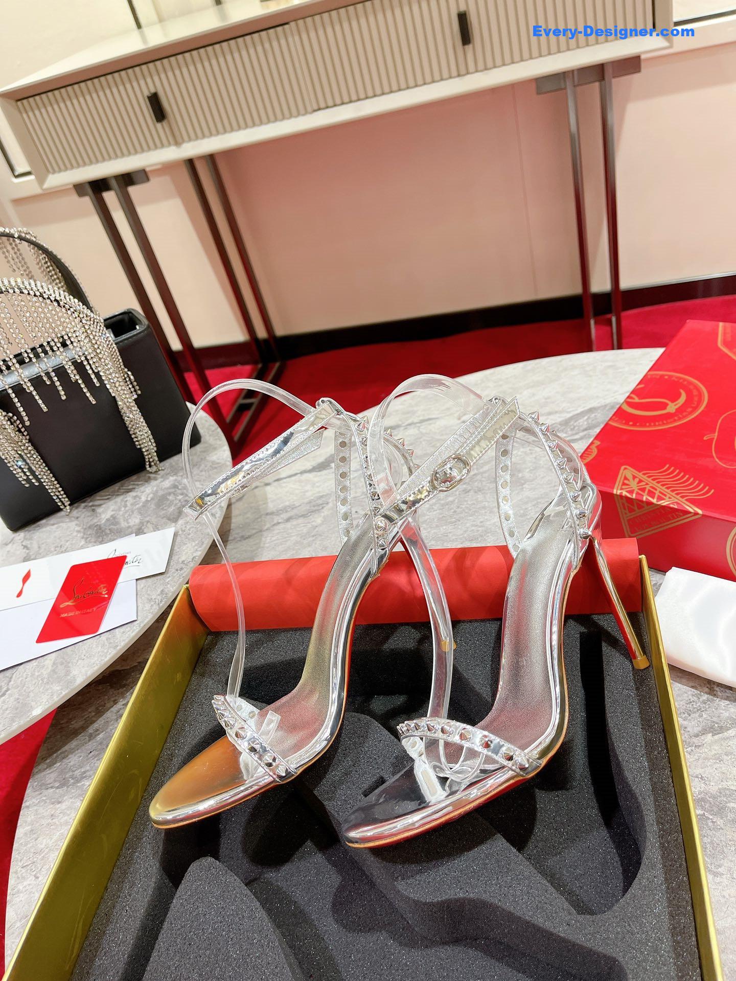 Chr1st1an louboutin spiked strappy sandals