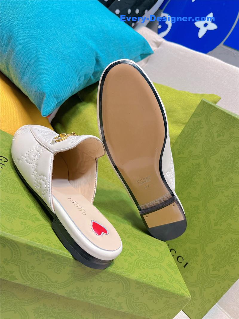 Gvc*1 horsebit half slippers