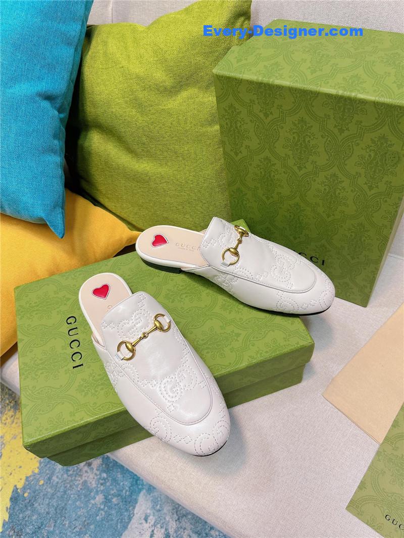 Gvc*1 horsebit half slippers