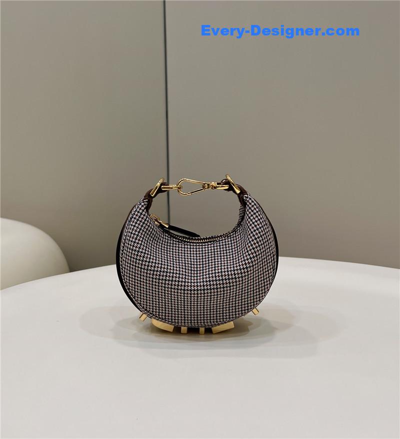 F**di crescent underarm bag