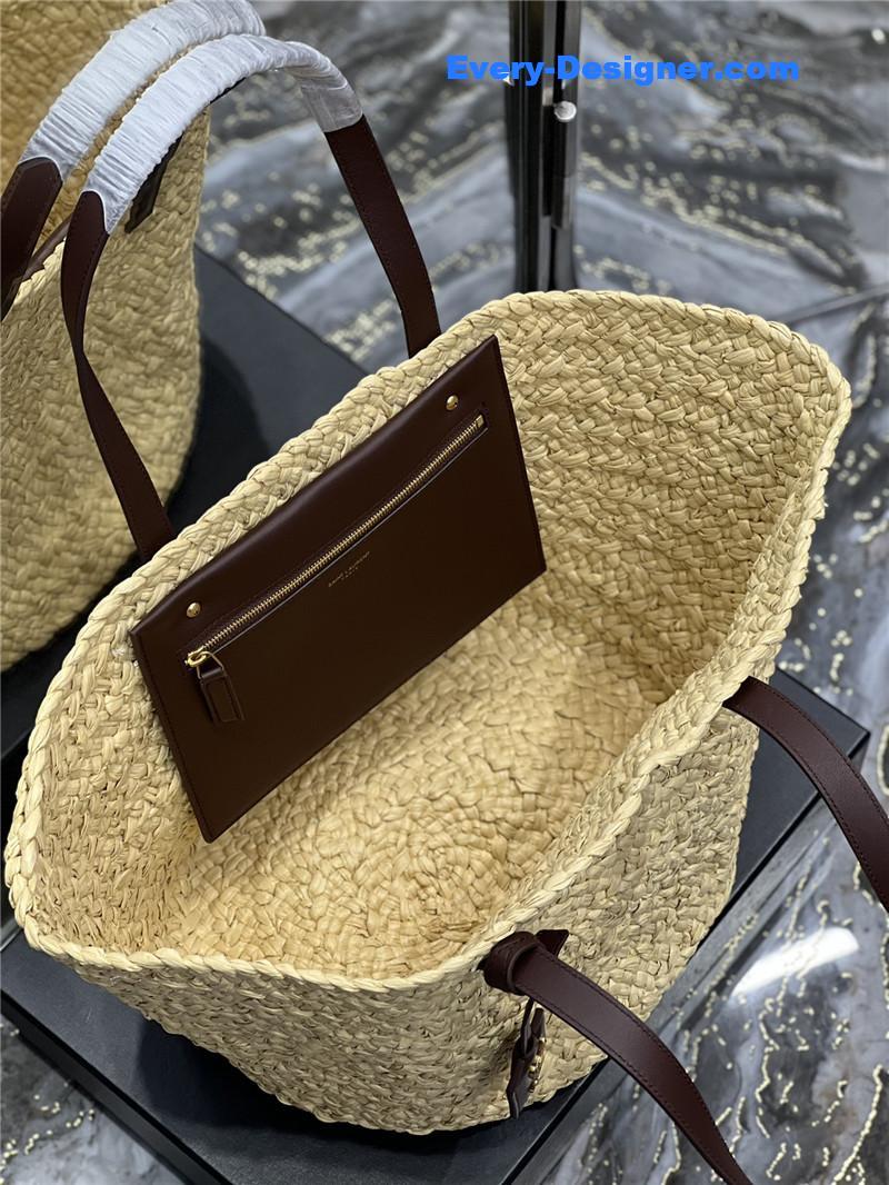 Y51 panier raffia tote bag