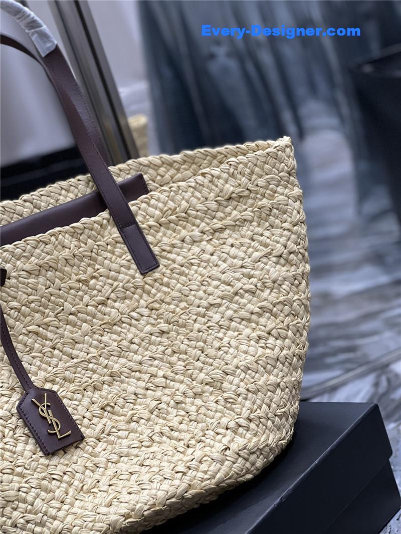 Y51 panier raffia tote bag