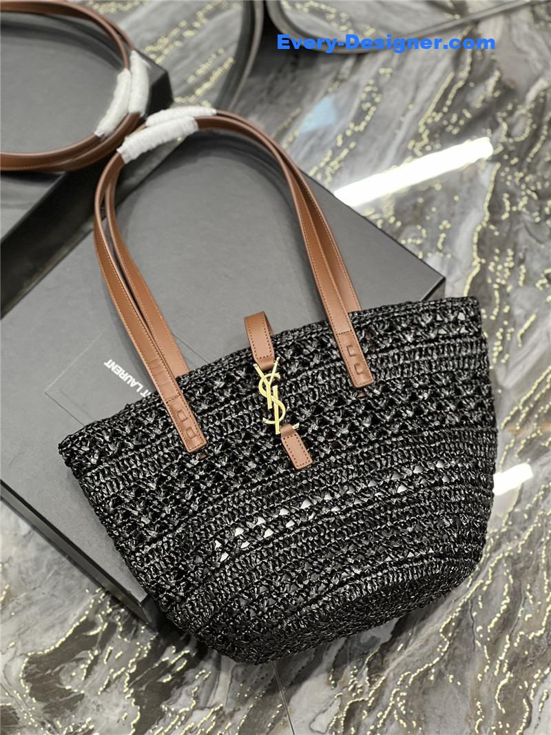 Y51 panier raffia tote bag