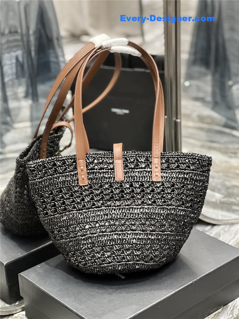 Y51 panier raffia tote bag
