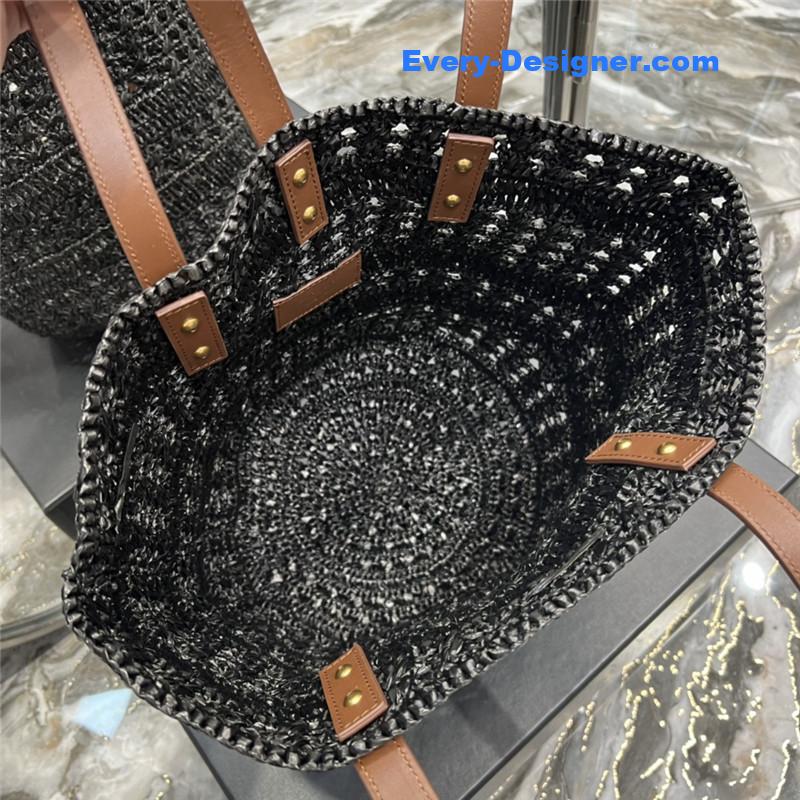 Y51 panier raffia tote bag
