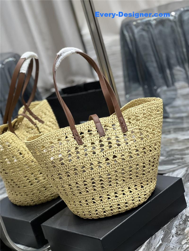 Y51 panier raffia tote bag