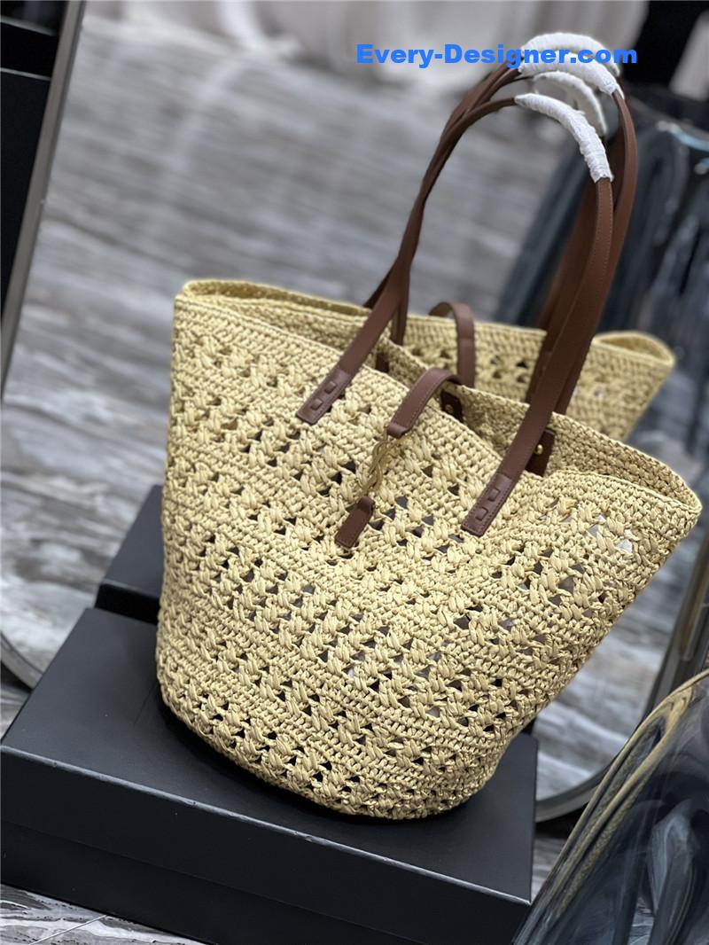 Y51 panier raffia tote bag