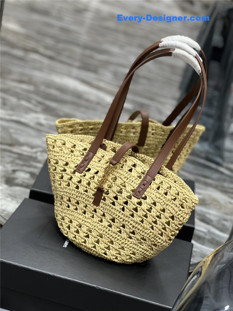 Y51 panier raffia tote bag