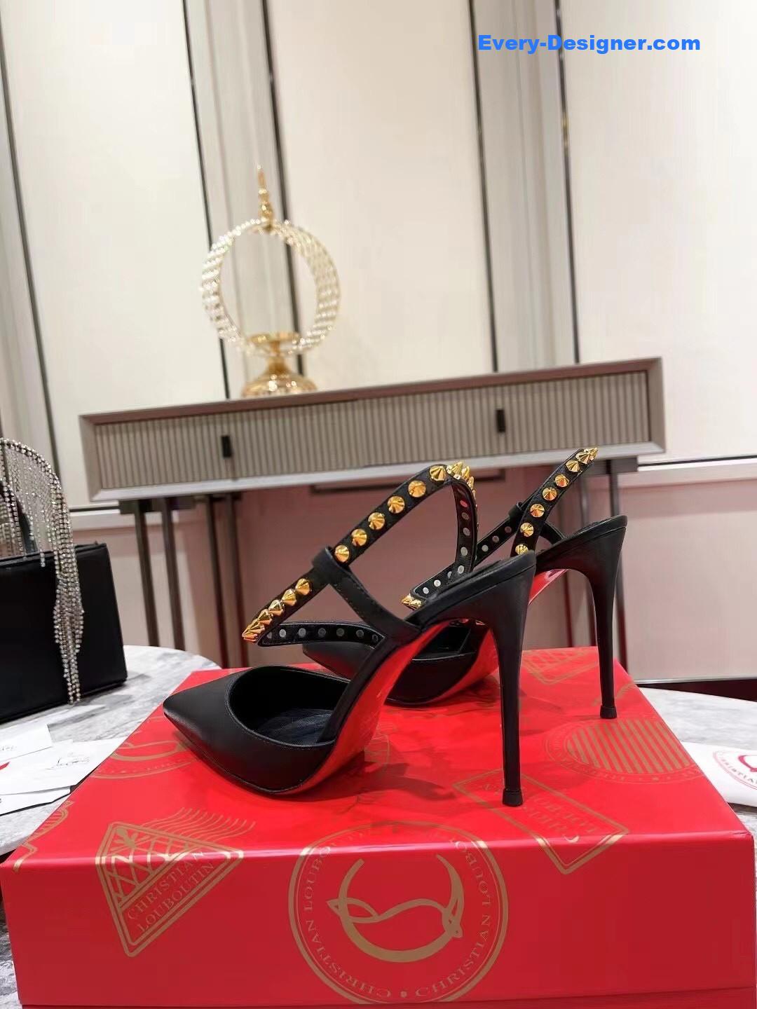 Chr1st1an louboutin lace stud sandals