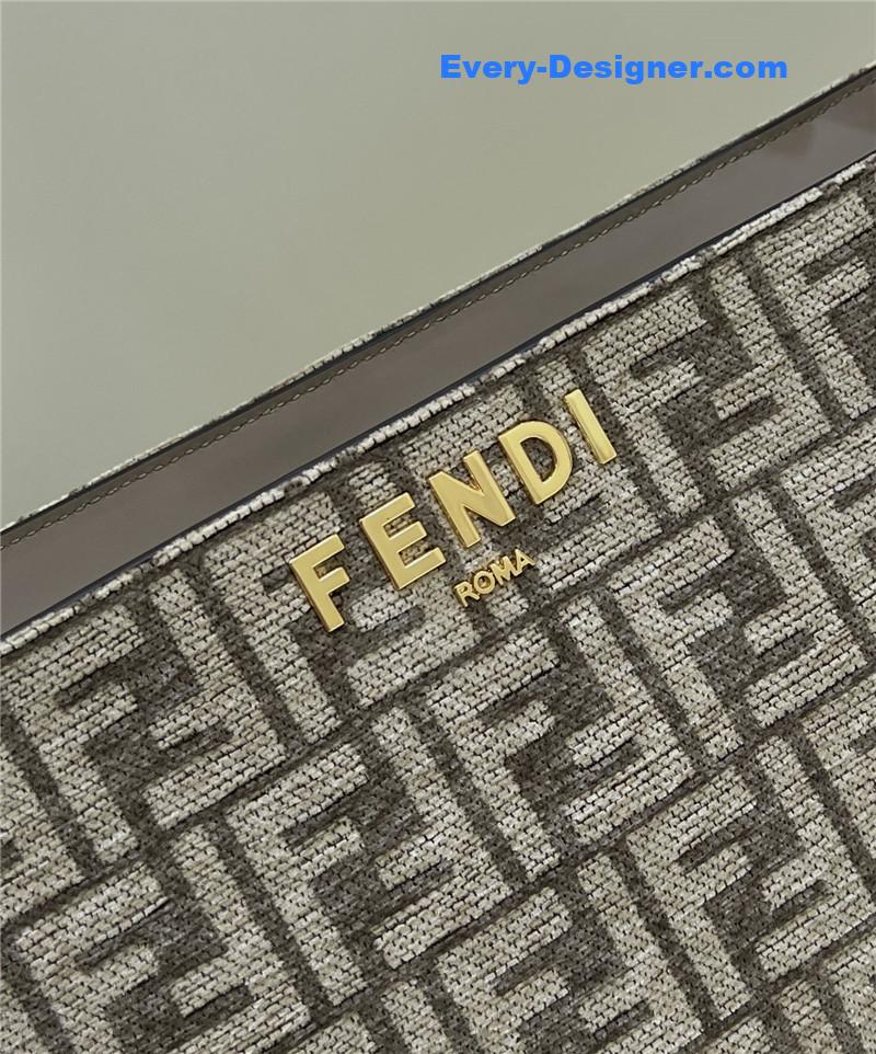 F**di o’clock clutch bag