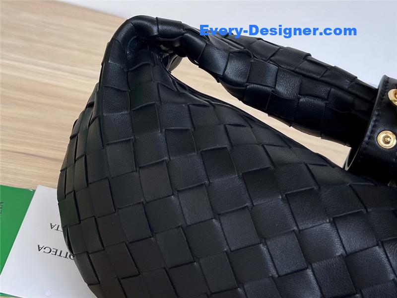 b0tt*ga Ven*ta jodie with chain bag black