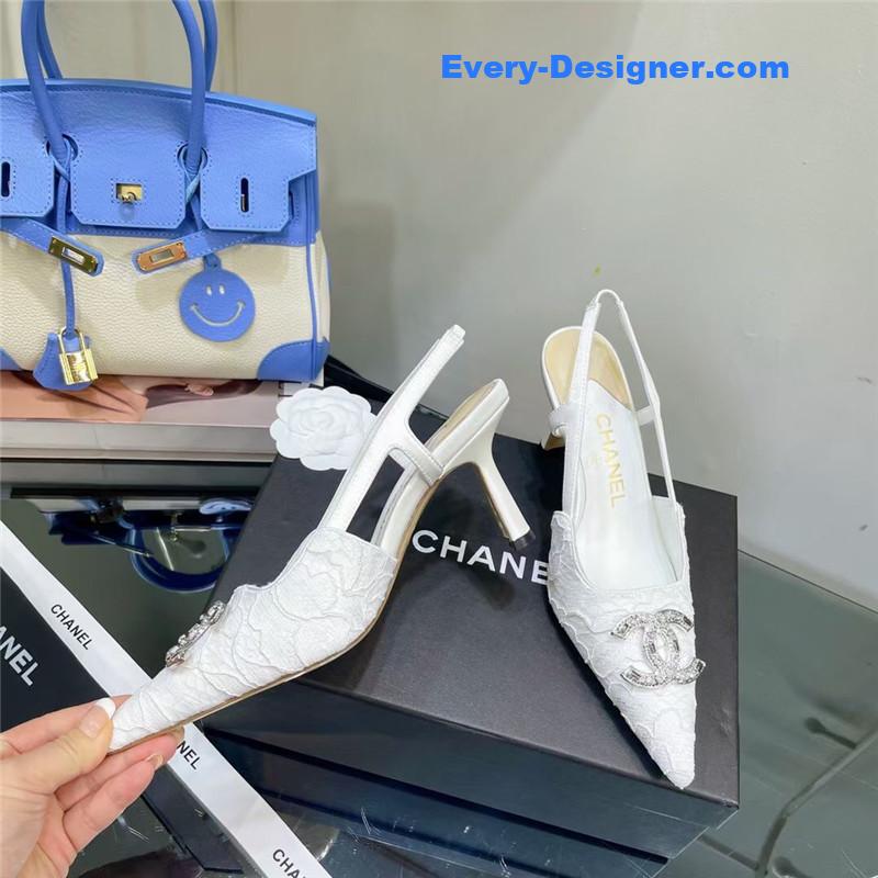 cc pearl double c pendant D1am0nd shoes