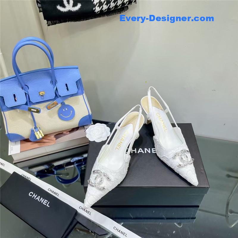 cc pearl double c pendant D1am0nd shoes