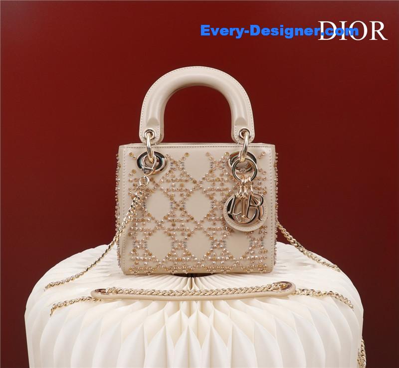 mini lady D10r beaded bag