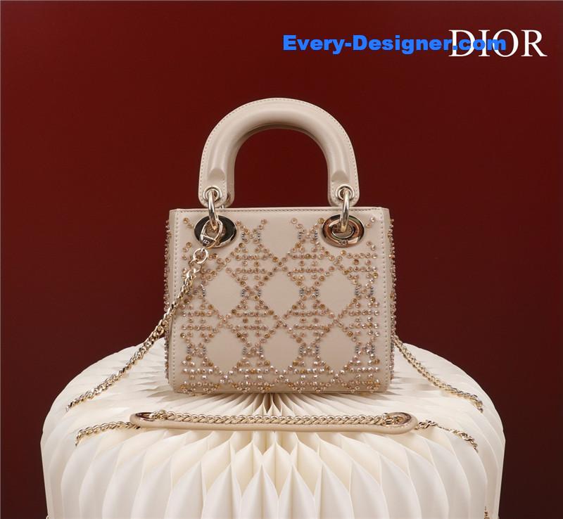 mini lady D10r beaded bag