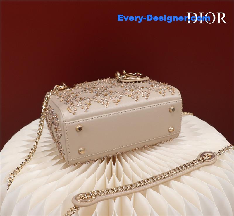 mini lady D10r beaded bag
