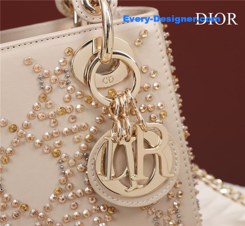 mini lady D10r beaded bag