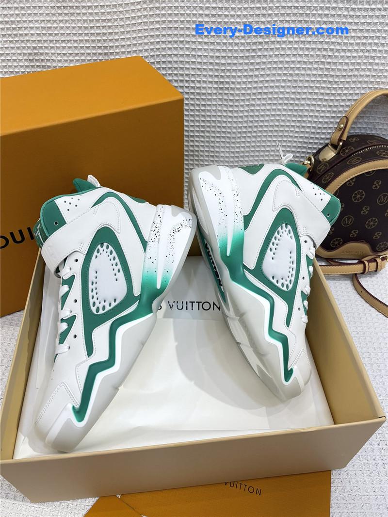l0vis Vvtt0n lv white/green trainer 2 sneakers