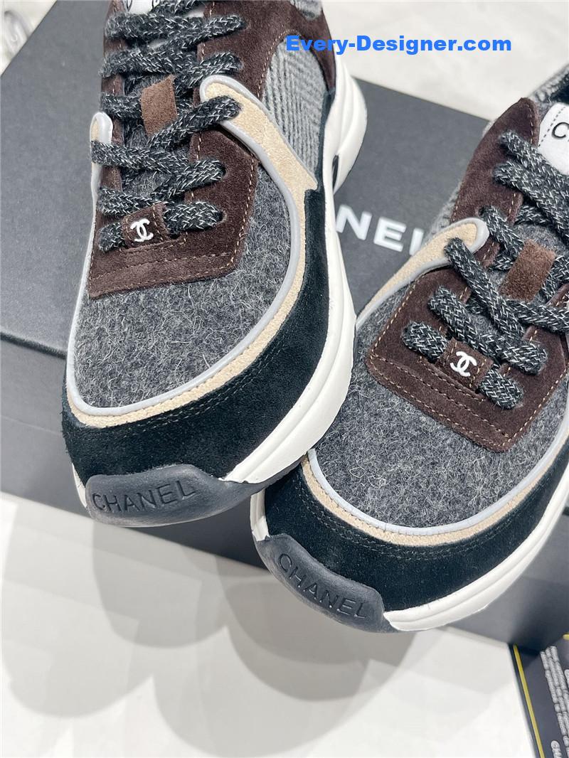 Ch**el logo casual sneakers womens