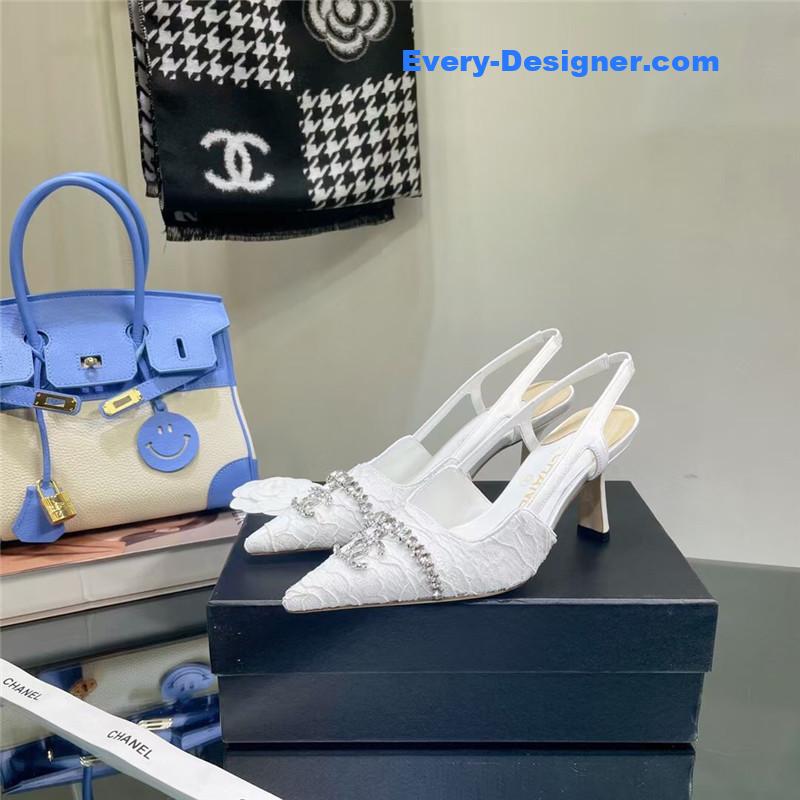 cc pearl double c pendant D1am0nd shoes