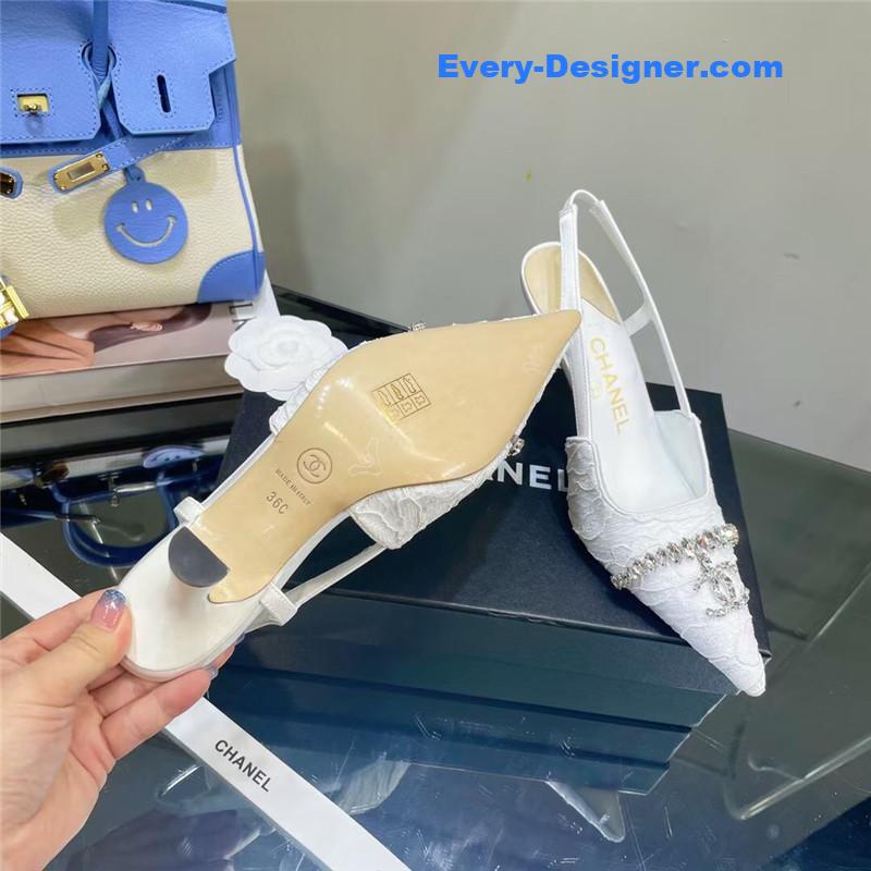 cc pearl double c pendant D1am0nd shoes