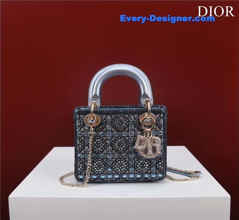 mini lady D10r beaded bag