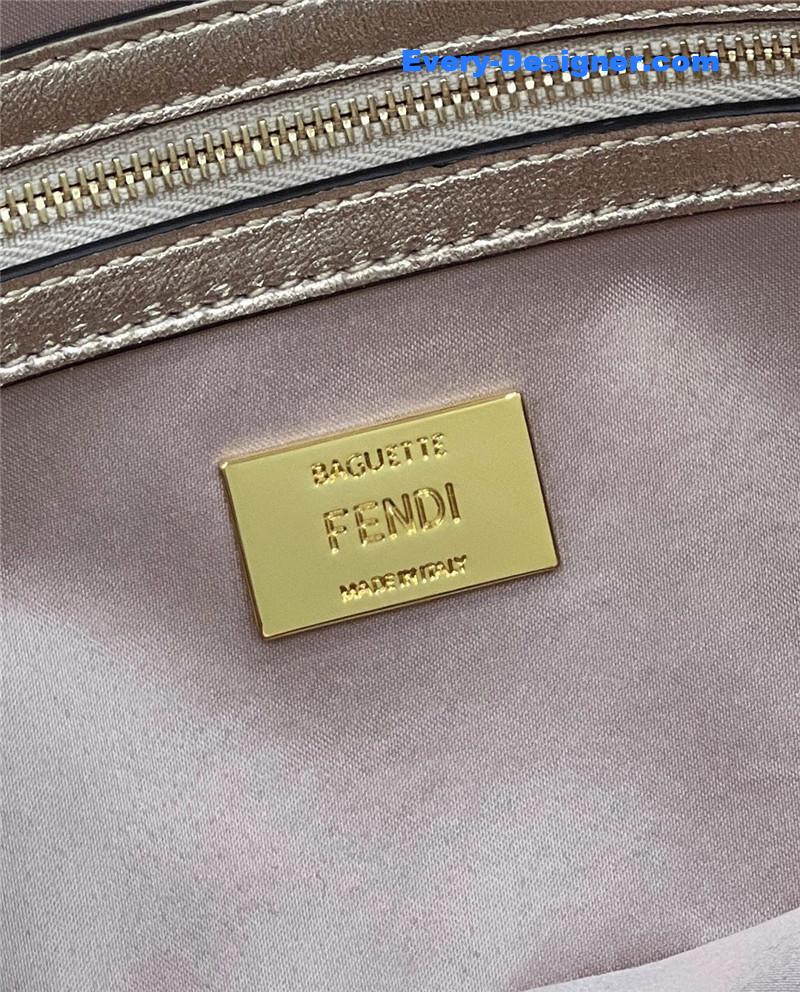 F**di sequin baguette bag