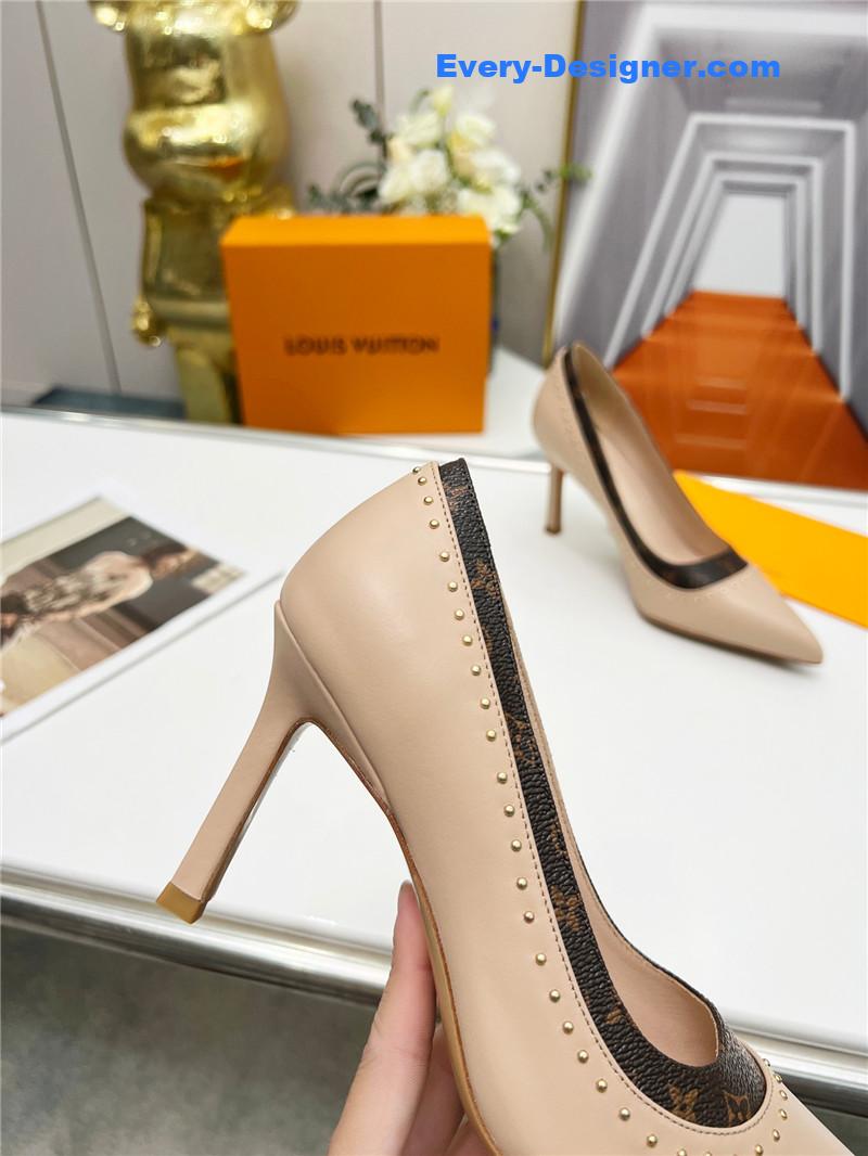 l0vis Vvtt0n lv logo leather shoes