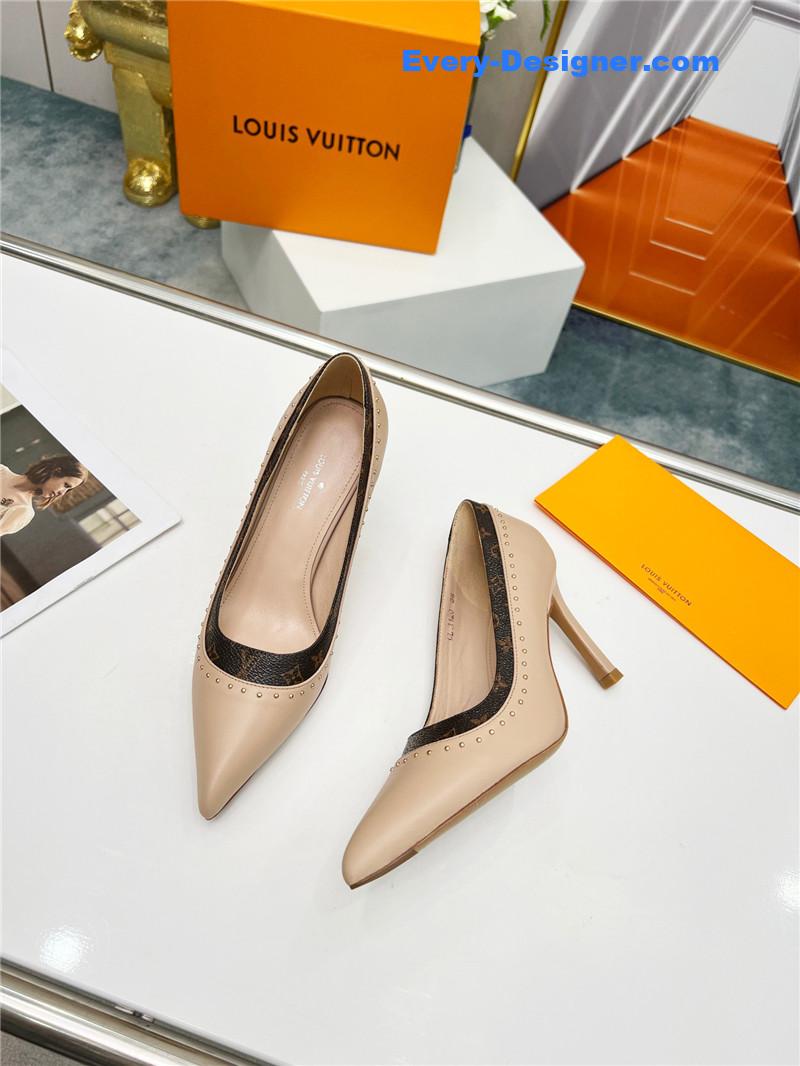 l0vis Vvtt0n lv logo leather shoes