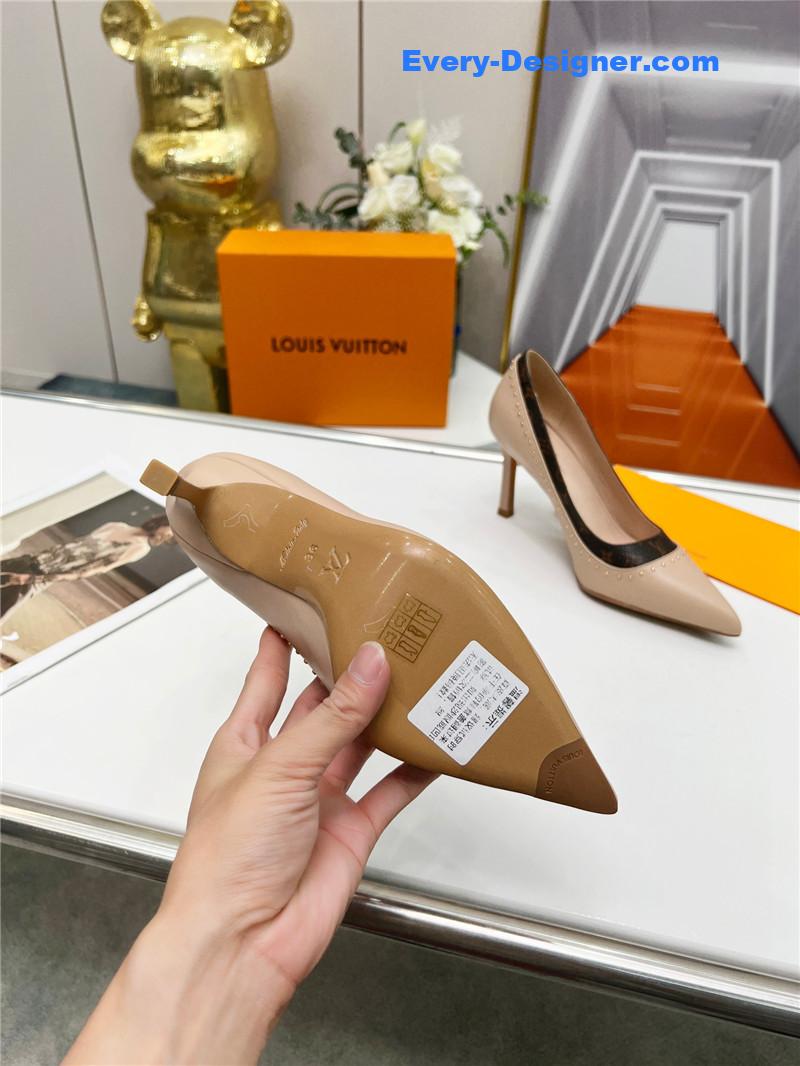 l0vis Vvtt0n lv logo leather shoes