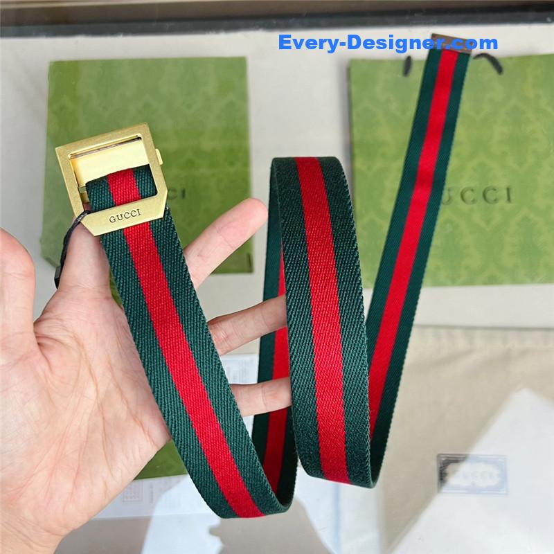 Gvc*1 webbing belt with rectangular buckle