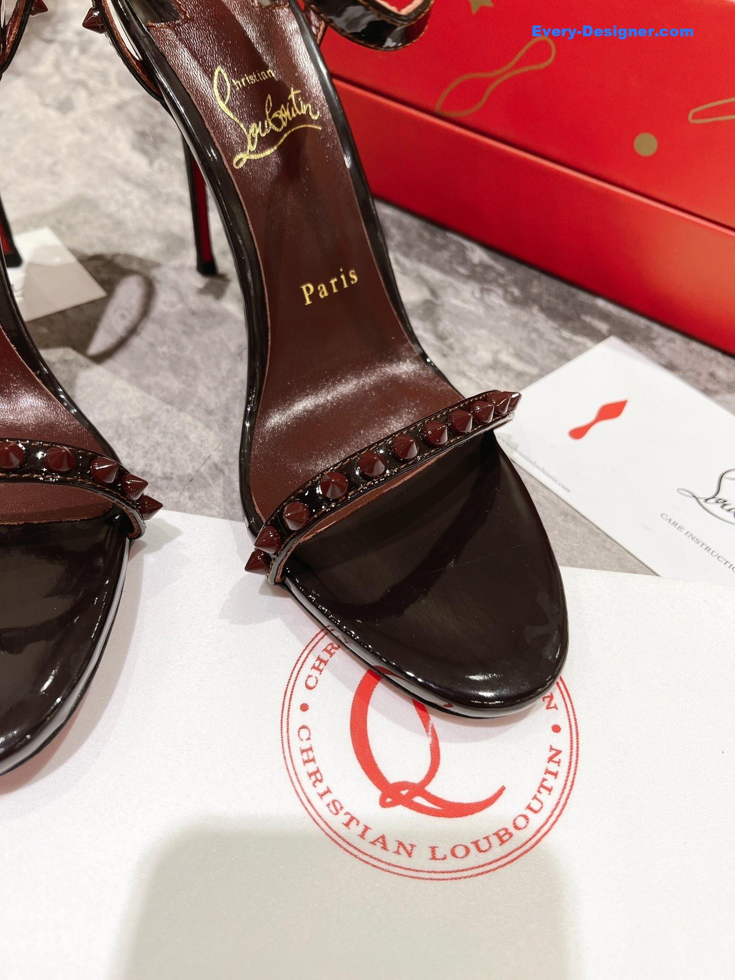 Chr1st1an louboutin spiked strappy sandals